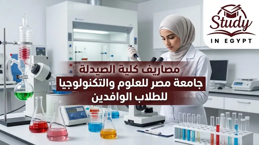 مصاريف كلية الصيدلة جامعة مصر للعلوم والتكنولوجيا للطلاب الوافدين
