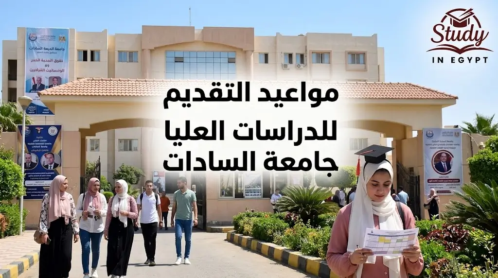 مواعيد التقديم للدراسات العليا جامعة السادات